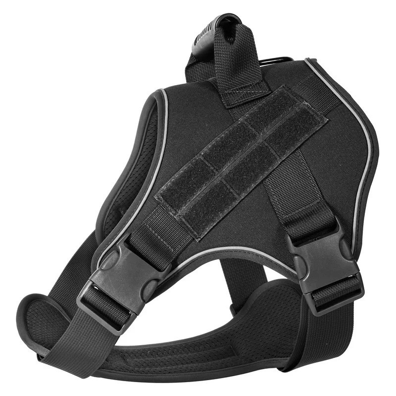 Doberman tactical dog harness black – military grade 1050D nylon no-pull Doglito