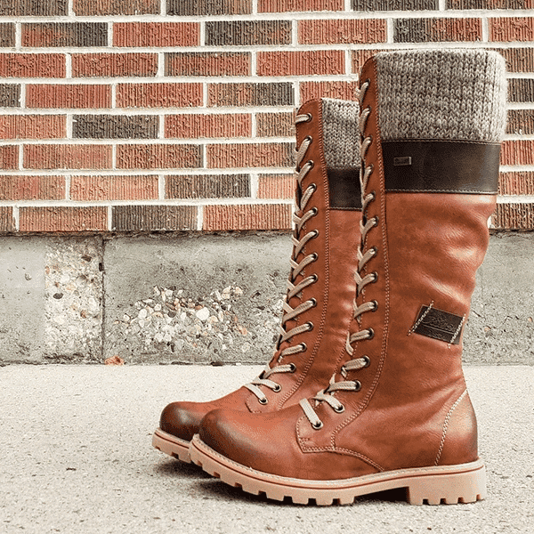 Isabella™ - Women Winter Lace Up Knitted High Boots