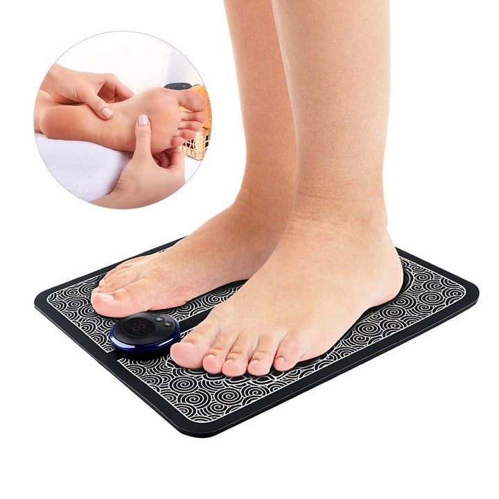 Electric EMS Foot Massager Pad Feet Muscle Stimulator Leg Reshaping Foot Massage Mat Relieve Ache Pain Health Care