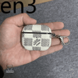 Designer AirPods 2-3-Pro Case White Checkered