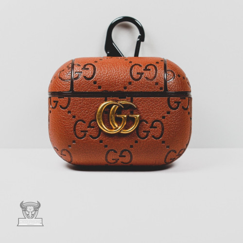Designer AirPods 2-3-Pro Case GG Brown