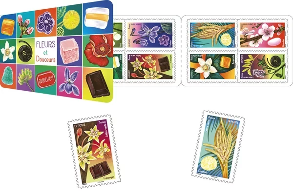 Fleurs et douceurs - 60 pièces