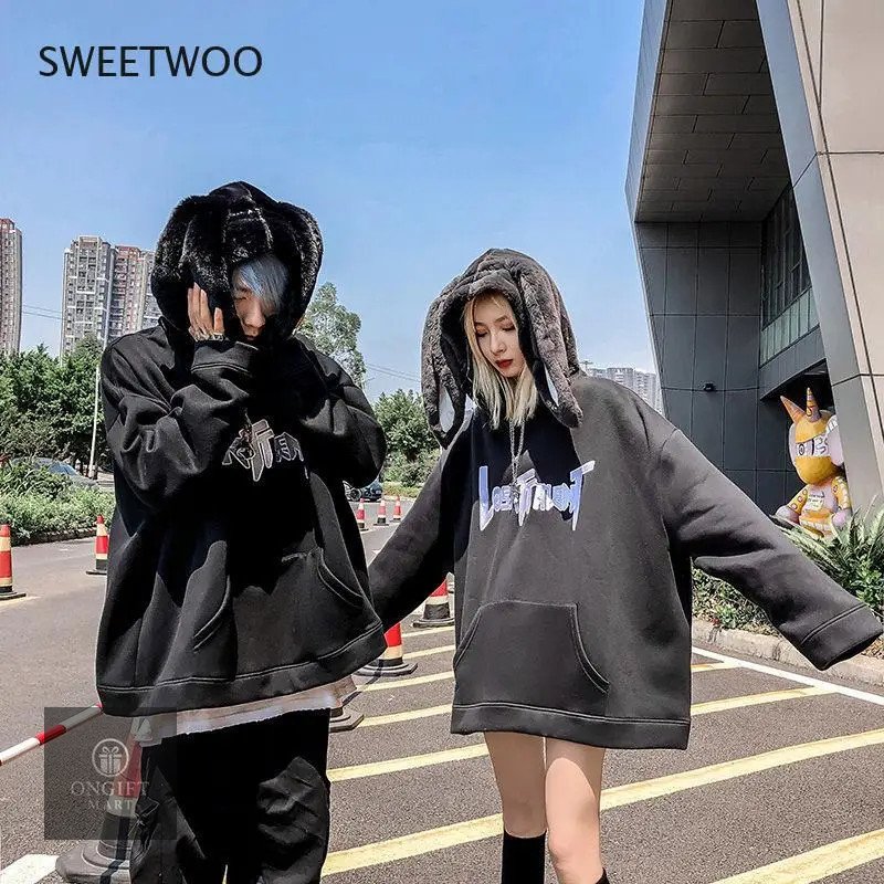 Trendy Harajuku Couple Hoodie, Harajuku Streetwear Hoodie, Matching Couple Sweatshirt, Unisex Casual Hoodie, Japanese Fashion Hoodie, Cute Couple Outfit, Urban Street Style Hoodie, Oversized Harajuku Hoodie, Soft Cotton Blend Hoodie, Cozy Couple Pullover, Stylish Couple Hoodie, Harajuku Lovers Hoodie, Casual Street Fashion Hoodie, Trendy Couple Outfit, Couples Matching Clothes, Cool Graphic Harajuku Hoodie, Everyday Casual Hoodie, Cute Matching Hoodie Set, Fashionable Couples Sweatshirt, Streetwear Couples Pullover