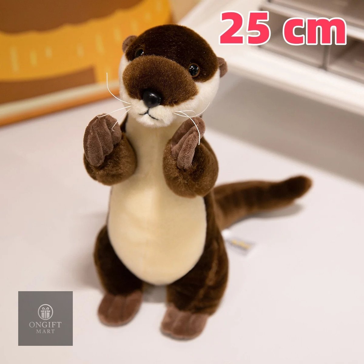 otter plush, cute stuffed animal, lifelike otter doll, funny plush toy, otter gift, kids toy, animal plush, soft toy, cuddly otter, otter lover gift, realistic plush, otter collectible, adorable plushie, standing otter, lying otter, children companion, cute gift idea, plush decor, animal doll, toy for kids