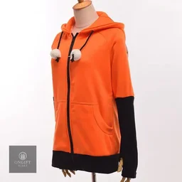 Get cozy with this cute Fox Ear Cosplay Hoodie! Featuring an adorable animal-inspired design in orange and green, this unisex sweatshirt is perfect for cosplay, carnival parties, casual wear, and fox lovers. A fun and unique gift idea!
