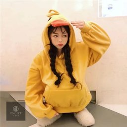 Brighten your wardrobe with this cute Kawaii Duck Hoodie! Featuring a playful yellow design, long sleeves, and Korean soft-girl style, it's perfect for casual outings, cozy days, and cute everyday outfits. A lovely gift for fashion lovers!