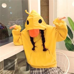 Brighten your wardrobe with this cute Kawaii Duck Hoodie! Featuring a playful yellow design, long sleeves, and Korean soft-girl style, it's perfect for casual outings, cozy days, and cute everyday outfits. A lovely gift for fashion lovers!