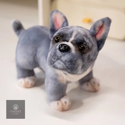 Meet your new cuddly companion! This realistic Poodle and Pug puppy plush toy is soft, fluffy, and adorable. Perfect for room decor, children's birthday gifts, and dog lovers of all ages.
