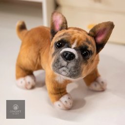 Meet your new cuddly companion! This realistic Poodle and Pug puppy plush toy is soft, fluffy, and adorable. Perfect for room decor, children's birthday gifts, and dog lovers of all ages.