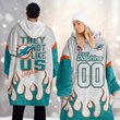 Miami Dolphins DMOD0020 Blanket Hoodie