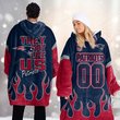 New England Patriots DMOD0022 Blanket Hoodie
