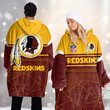 Washington Redskin DMOD0066 Blanket Hoodie