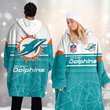 Miami Dolphins DMOD0053 Blanket Hoodie