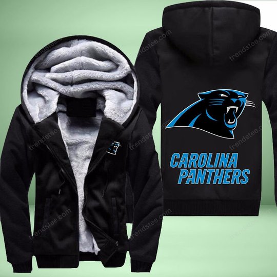 BZH0038 Carolina Panthers - Zipper Velvet - NFL