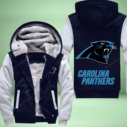 BZH0038 Carolina Panthers - Zipper Velvet - NFL