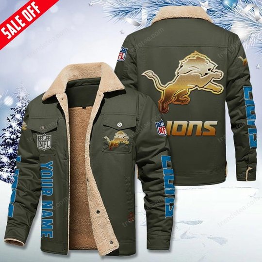 Detroit Lions DMHL0547 Fleece Jacket 2066