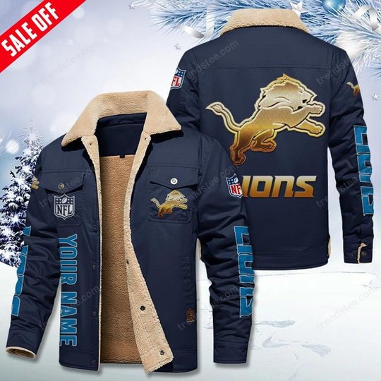 Detroit Lions DMHL0547 Fleece Jacket 2066
