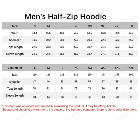 Detroit Lions DMHT2523 3D Half-zip Hoodie