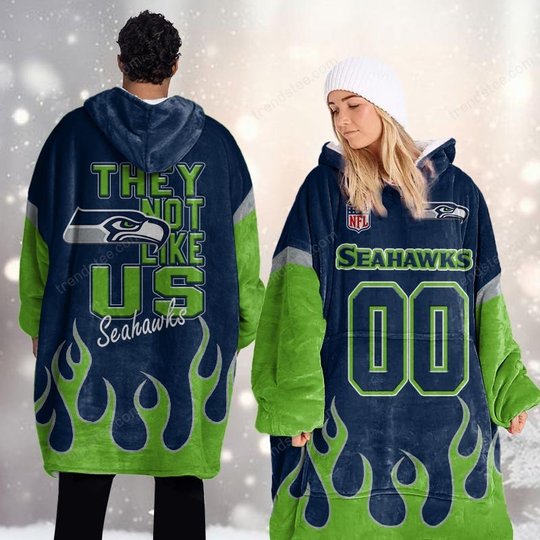 Seattle Seahawks DMOD0029 Blanket Hoodie