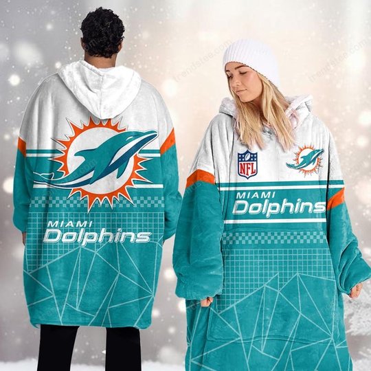 Miami Dolphins DMOD0053 Blanket Hoodie