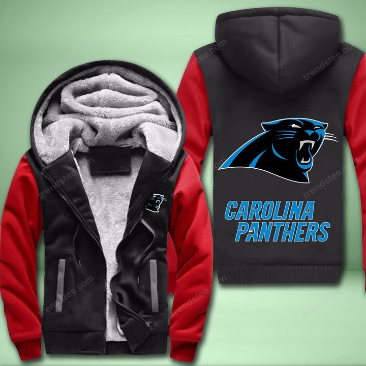 BZH0038 Carolina Panthers - Zipper Velvet - NFL