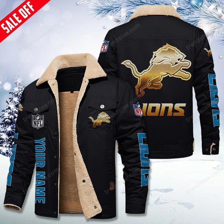 Detroit Lions DMHL0547 Fleece Jacket 2066