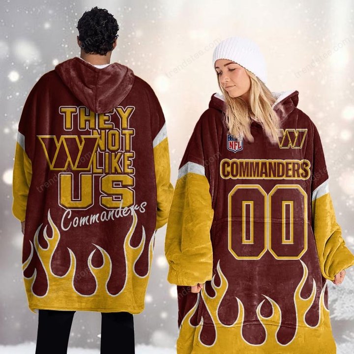 Washington Commanders DMOD0032 Blanket Hoodie