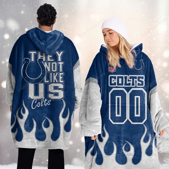 Indianapolis Colts DMOD0014 Blanket Hoodie
