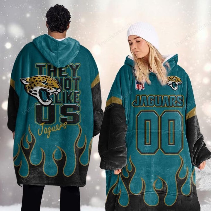 Jacksonville Jaguars DMOD0015 Blanket Hoodie