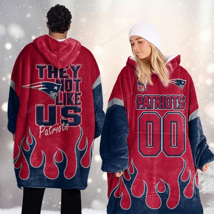 New England Patriots DMOD0022 Blanket Hoodie