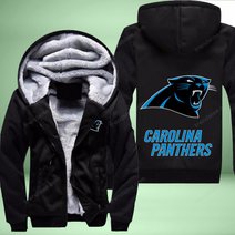 BZH0038 Carolina Panthers - Zipper Velvet - NFL