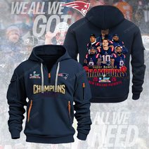 New England Patriots DMHT3794 Zip Hoodie Multicolor