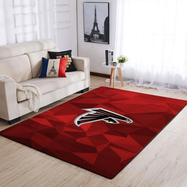 Atlanta Falcons Area Rug Area Rug Living Room Carpet Floor Decor ...