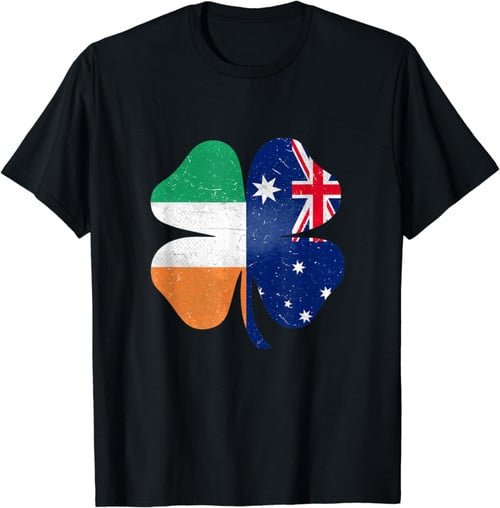 Australian Irish Shamrock Australia Ireland St. Patricks Day T-Shirt