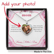 Anchored in Faith Mother's Day Personalized Photo Heart Necklace
