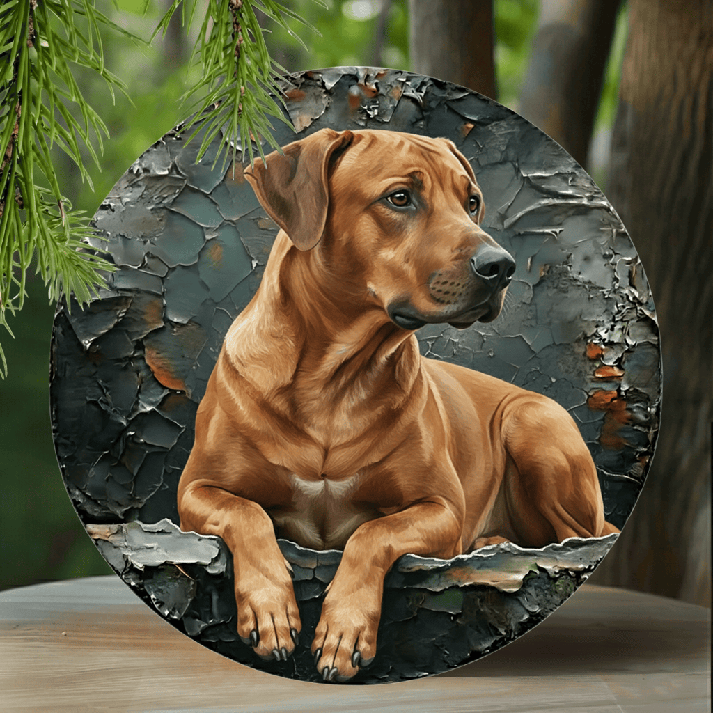Rhodesian Ridgeback Sign Rhodesian Ridgeback Cut Metal Sign - Trendy-Gifteshop