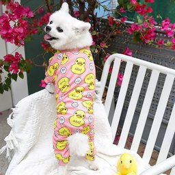 Puppy Dog Pajamas Pet Jumpsuit Soft Puppy Rompers Small Dogs Cute Clothes Onesies Puppy Bodysuits for Pet Puppy Dog Cat Apparel
