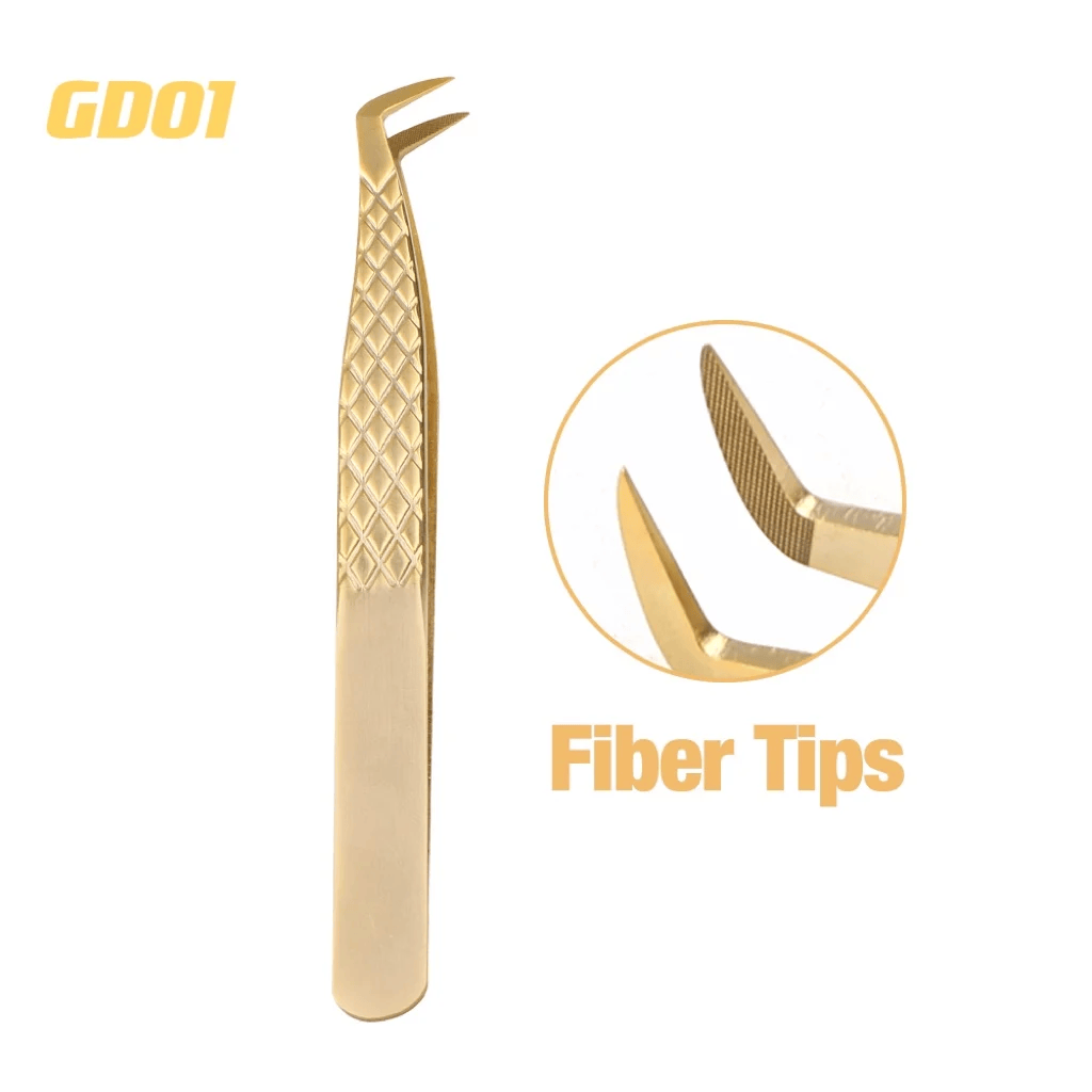 Gold Tweezer Thick Boot L- 90 Degree