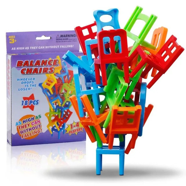 Chairs Stacking Tower Balancing Game