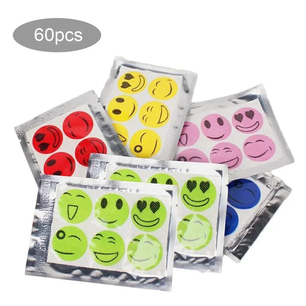 Smiley Anti Mosquito Stickers
