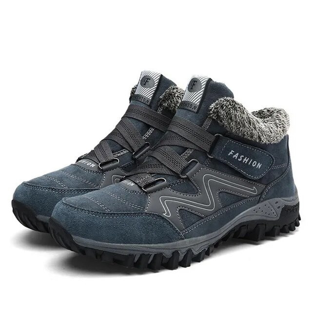 Men’s Hiking Boots Outdoor Walking Shoes Mid Lightweight Non-slip Work Trekking Boots