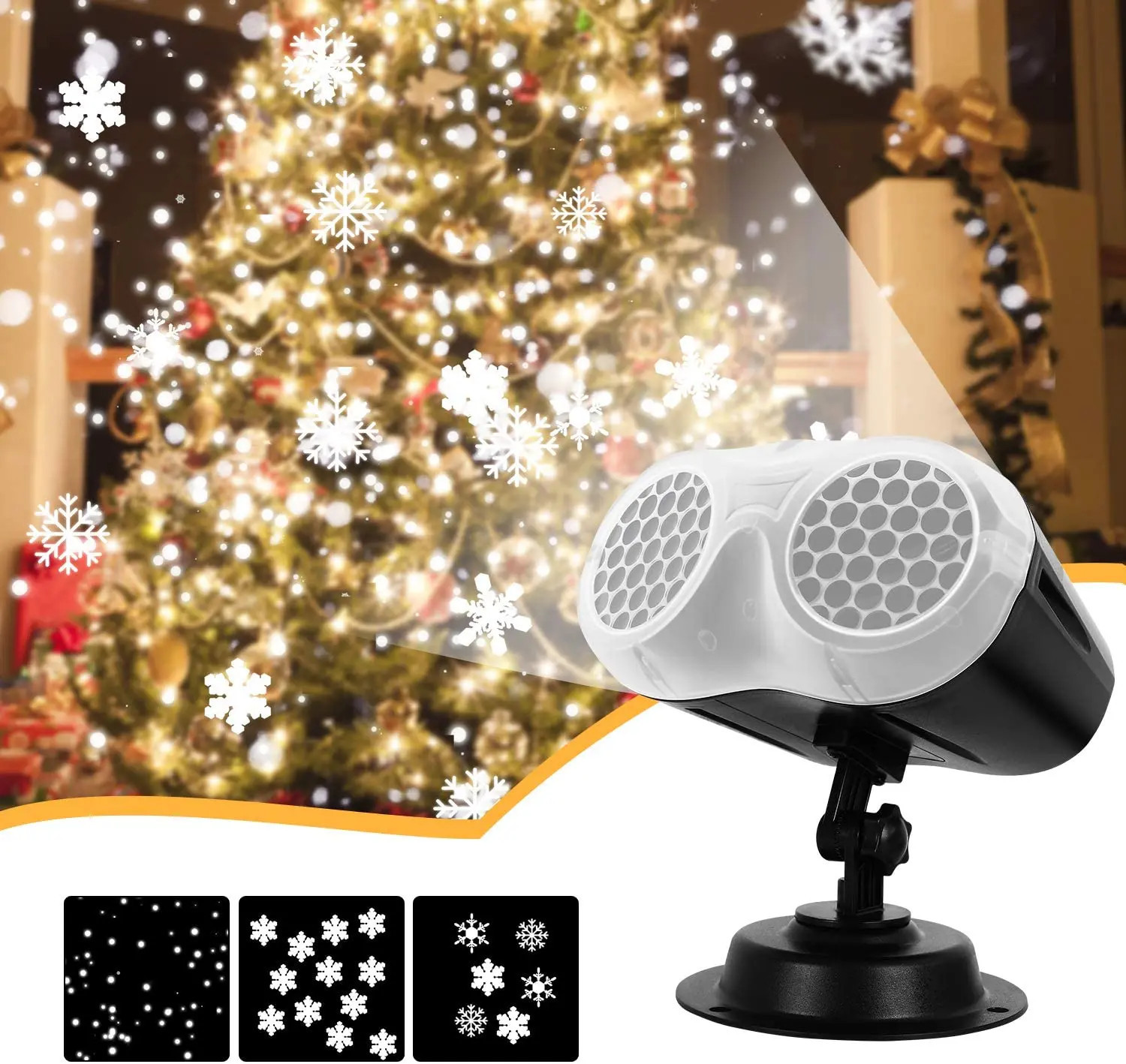 Christmas Snowflake Projector