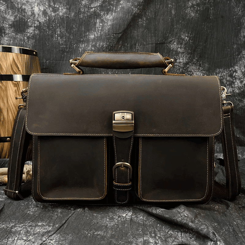14 Inch Leather Laptop Bags For Men
