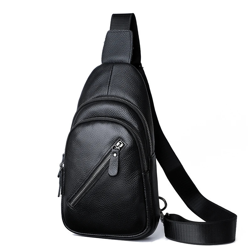 Crossbody Shoulder Bag - Premium Leather