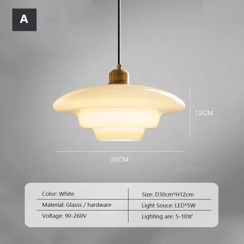 Luxistra Nordic Glass Pendant Light