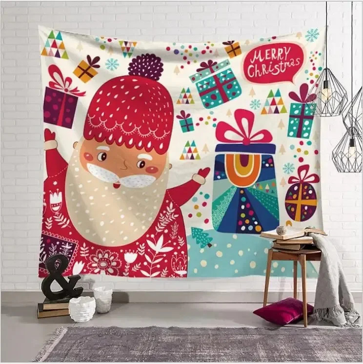 Living Room Interior Home Wall Christmas Decoration Pattern Tapestry