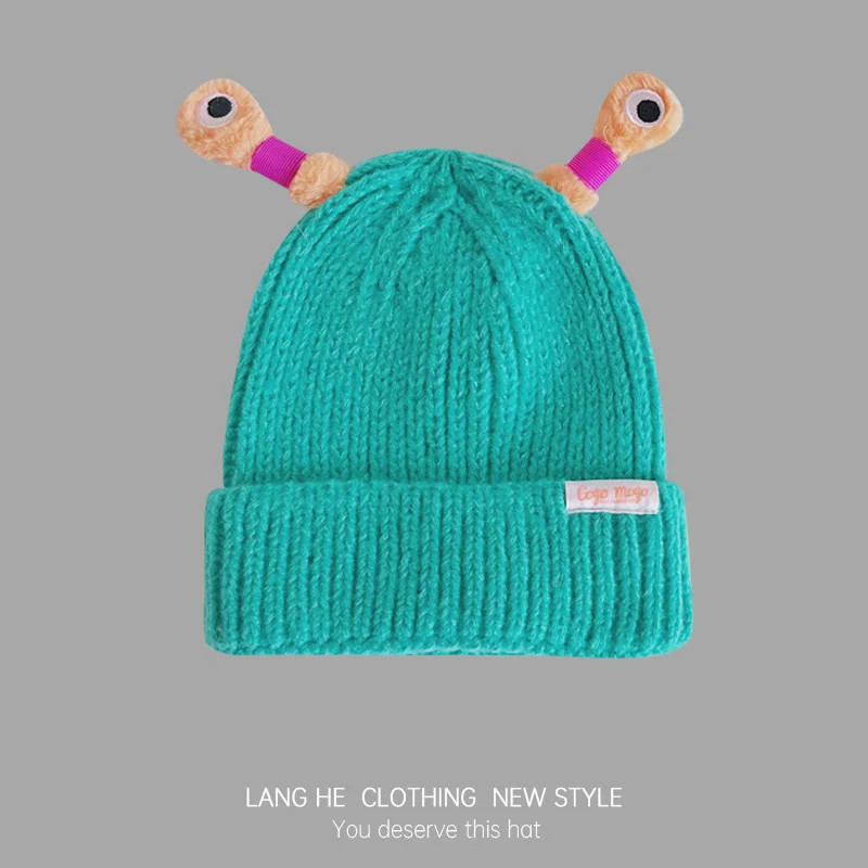 🔥Hot Sale - 49% Off🔥winter Parent-child Cute Glowing Little Monster Knit Hat