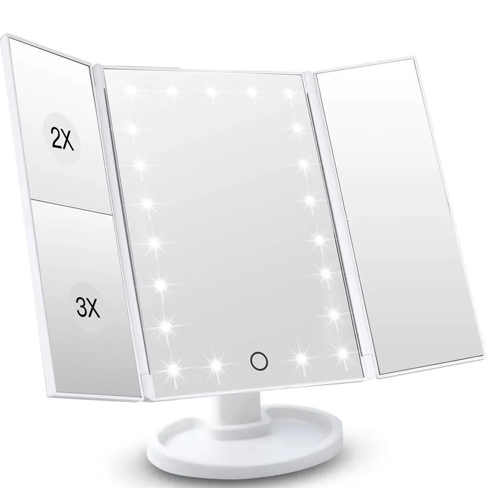 3 Sided Foldable Mirror - Travelers Guild