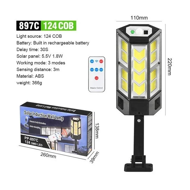 Super Bright Jumbo Solar Led Lamp