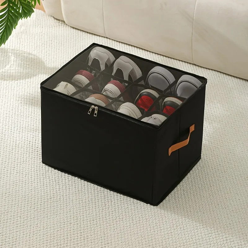 🔥Last Day - Fabric Shoe Organizer Storage Box